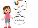 Je sais dénombrer les syllabes d’un mot.