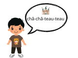 Je sais répéter des syllabes.