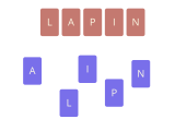 J’écris des mots avec des lettres mobiles, à l’aide d’un modèle.