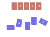 J’oriente les lettres dans le bon sens avec un modèle.