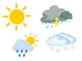 Je comprends, je mémorise, je réemploie des mots des corpus enseignés: la météo
