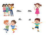 Je comprends et j’utilise les pronoms : il, elle, ils, elles.