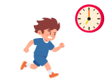 Je peux courir longtemps sans m'arrêter.
