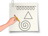 Je peux reproduire des motifs graphiques avec précision (boucles, spirales, formes…).