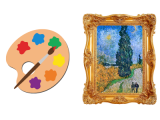 Je peux découvrir et s'inspirer de différentes formes d'art dans mes créations.