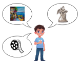 Je connais plusieurs formes d'art et peux m'en inspirer dans mes créations.