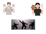 Je peux découvrir différents genres de spectacles (mime, marionnettes, théâtre d'ombres…).